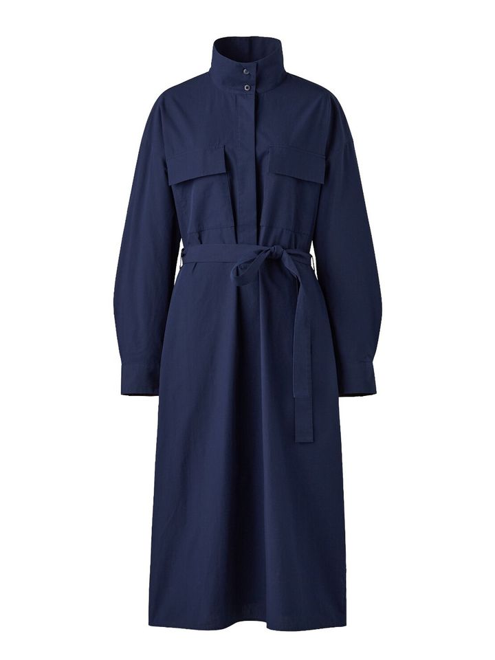 コットンスタンドカラーワンピース ¥5,990