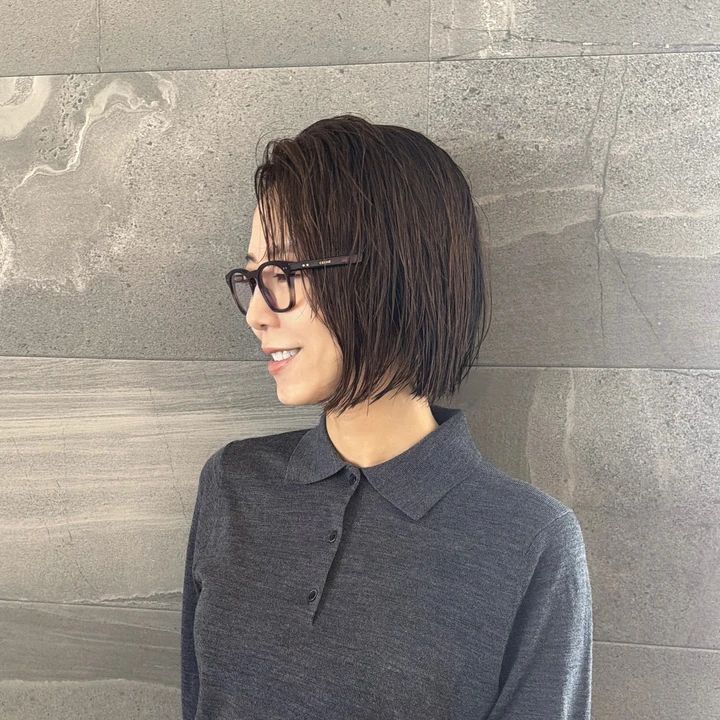 CELINEのアイウェア着用画像