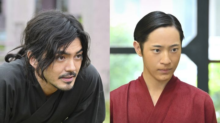 ドラマ『チンギス―VIVANT THE ORIGIN STORY―』に出演する林遣都と今井柊斗 （C）TBS width=