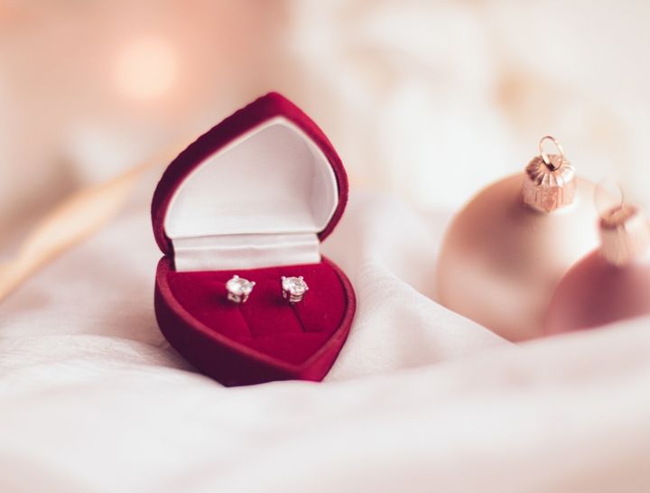 彼女へのクリスマスプレゼントのピアス