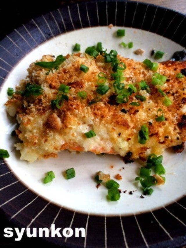 「鮭の玉ねぎマヨネーズ焼き」レシピ