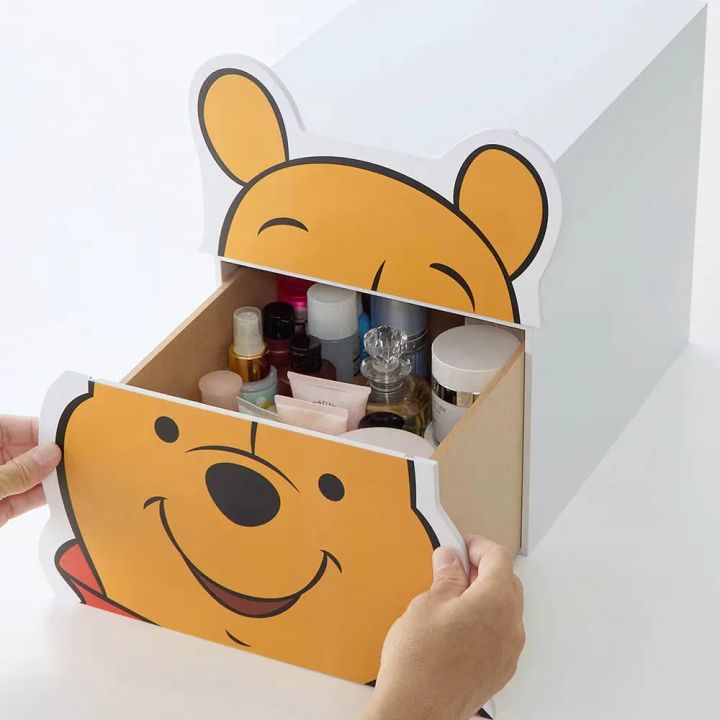 ダイカット収納ボックス「くまのプーさん」 収納イメージ 下