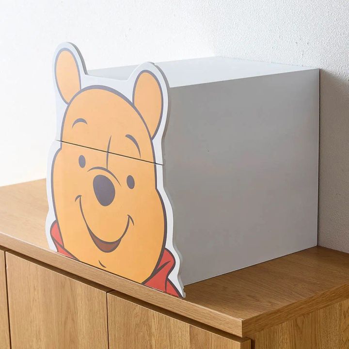 ダイカット収納ボックス「くまのプーさん」 サイド