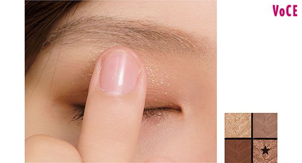 ブロンズの光を縦に重ねて、さらに立体的に