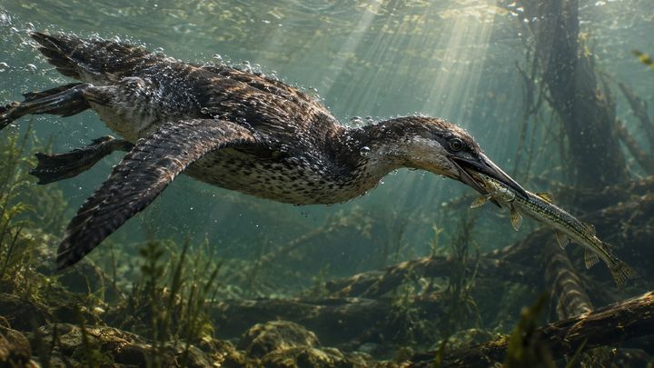 ふんの中の羽根は、どんな鳥のものだったのか？