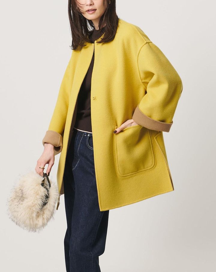 画像1: バイカラー リバー ミドルコート￥75,900（ユナイテッド アローズ） store.united-arrows.co.jp