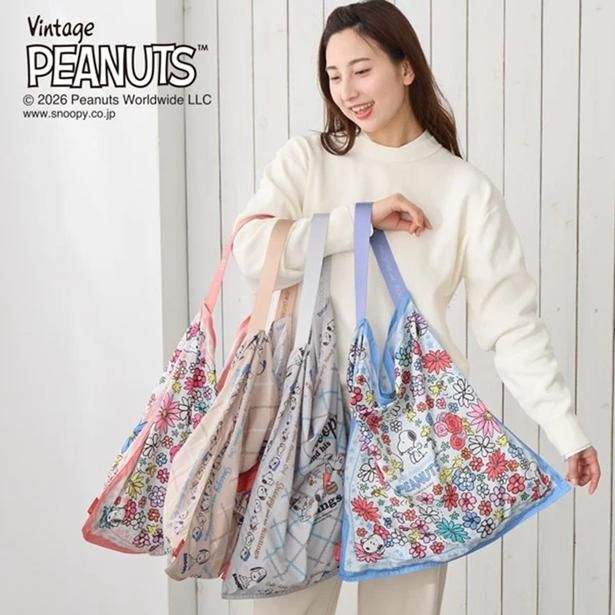 「ROOTOTE」から、スカーフみたいなスヌーピー柄トートバッグが登場！