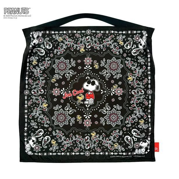 「PEANUTS ROOTOTE TABLO50 (バンダナ ブラック)」(3850円)