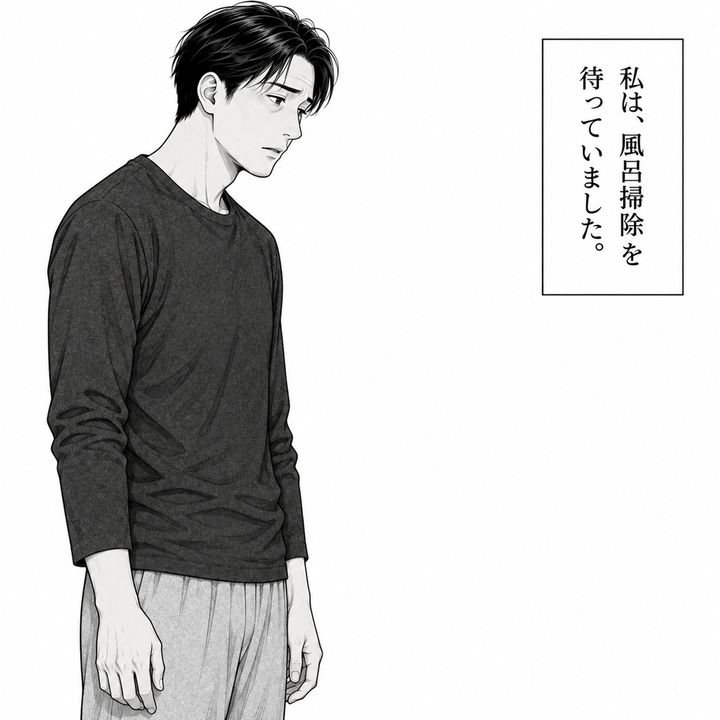 妻の入浴を待つ間、私はまだ休めずにいました。