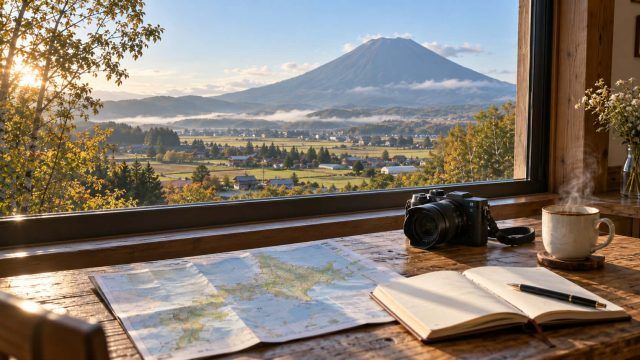 美しい山の景色