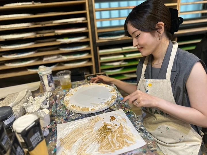 【押上で朝活♡大人気モーニングとアート体験】CREA BASEで楽しむ、世界にひとつのテクスチャーアートづくり_7