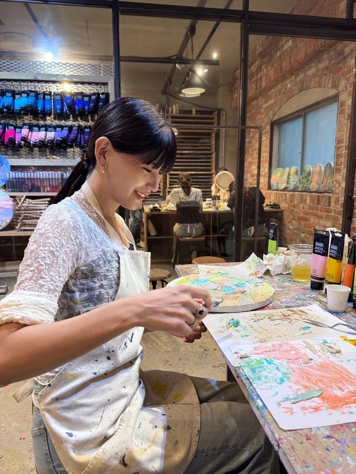 【押上で朝活♡大人気モーニングとアート体験】CREA BASEで楽しむ、世界にひとつのテクスチャーアートづくり_6