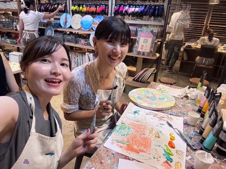 【押上で朝活♡大人気モーニングとアート体験】CREA BASEで楽しむ、世界にひとつのテクスチャーアートづくり_8