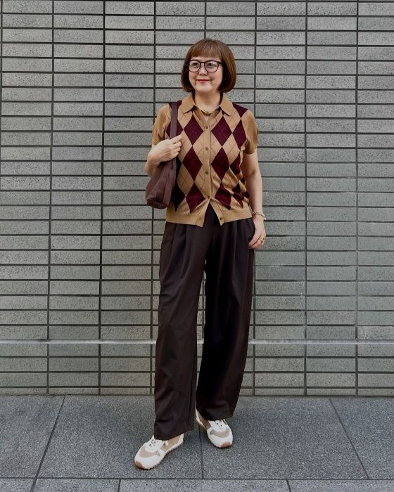UNIQLO「メリノブレンドポロカーディガン」
