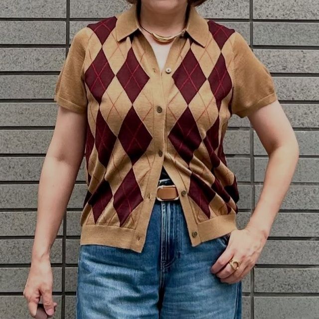 UNIQLO「メリノブレンドポロカーディガン」