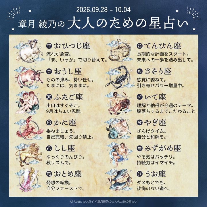 章月綾乃からあなたへ送る今週のメッセージ