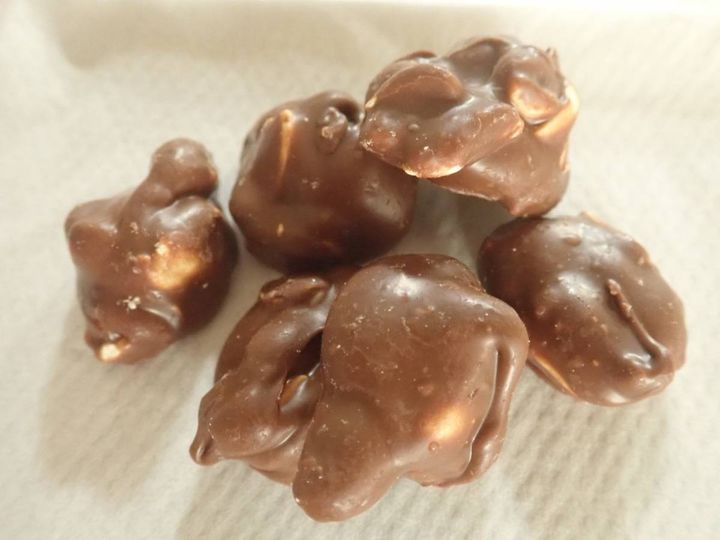 ダイソー：でん六 ピーナッツチョコ 40g