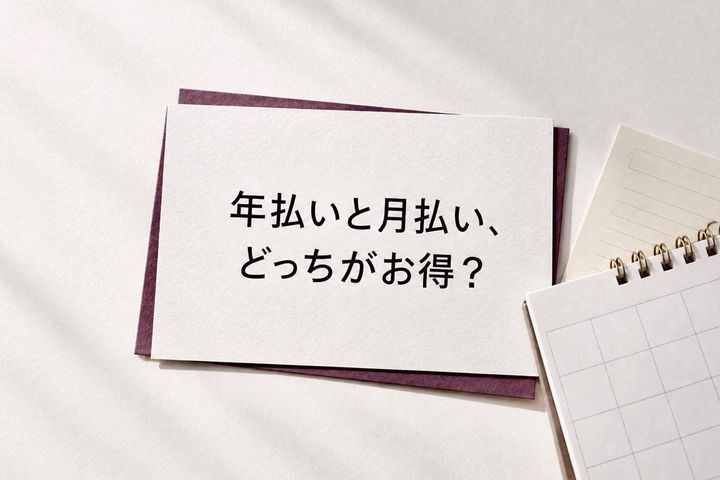 「年払いなら２カ月分お得」は本当にお得？月払いの方が安くなるケースと選び方