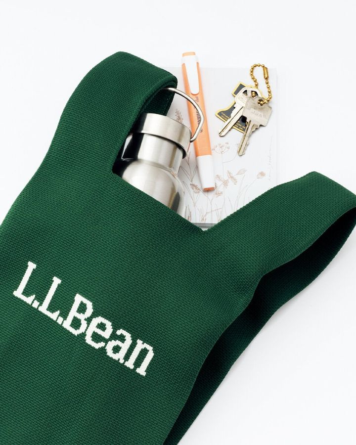L.L.Bean（エルエルビーン）のニットバッグとポーチ：9/18発売リンネル2026年11月号付録