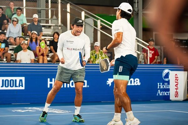 船水雄太選手が、米国プロピックルボールツアーの男子ダブルスで銀メダルを獲得！