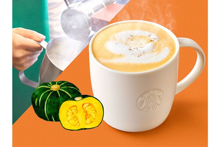 パンプキン スープチーノ