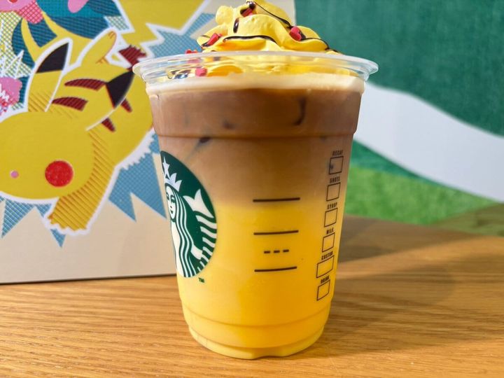 ピカチュウ ハニークリーム ラテ