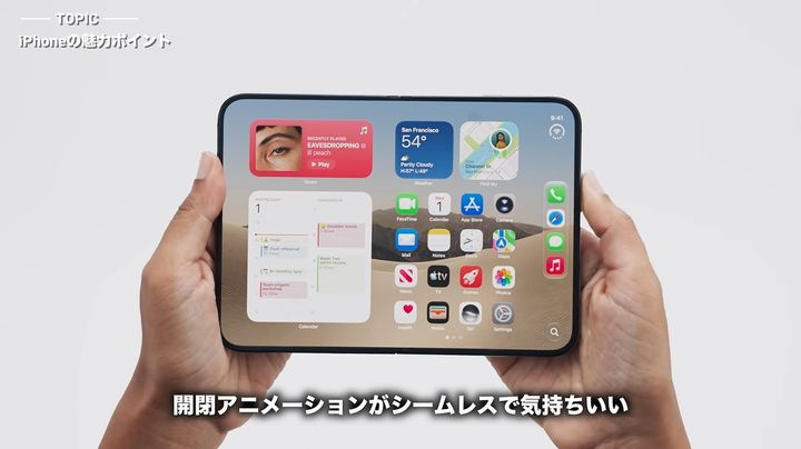 操作性とマルチタスク・ヒンジの機能