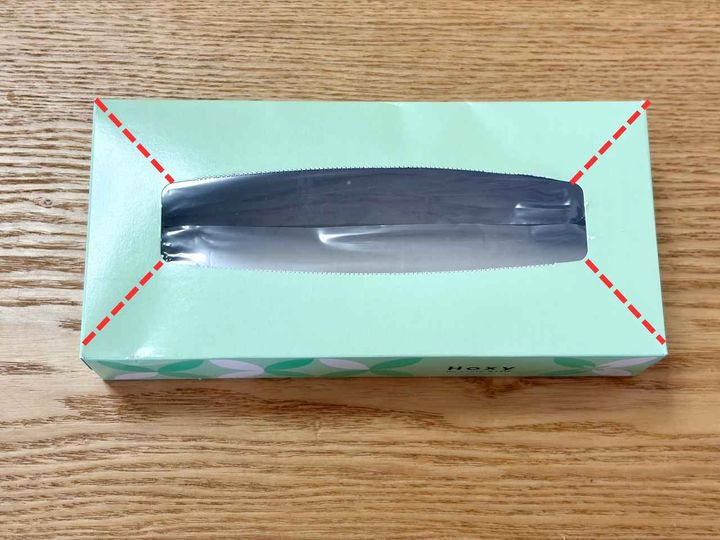 画像2: ポケットティッシュ入れの作り方