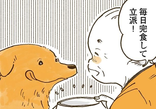 毎日完食して立派！ （C）佐倉イサミ／KADOKAWA