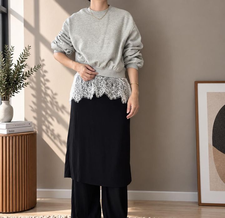 画像: 【画像④】手持ちの秋服がよみがえる！ レースをちら見せ