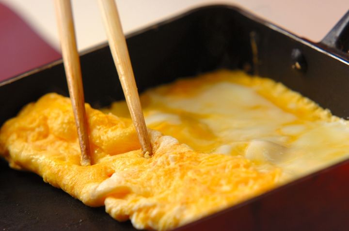 出し巻き卵の作り方1