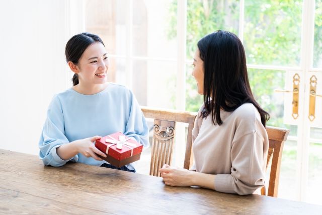 贈り物のお菓子