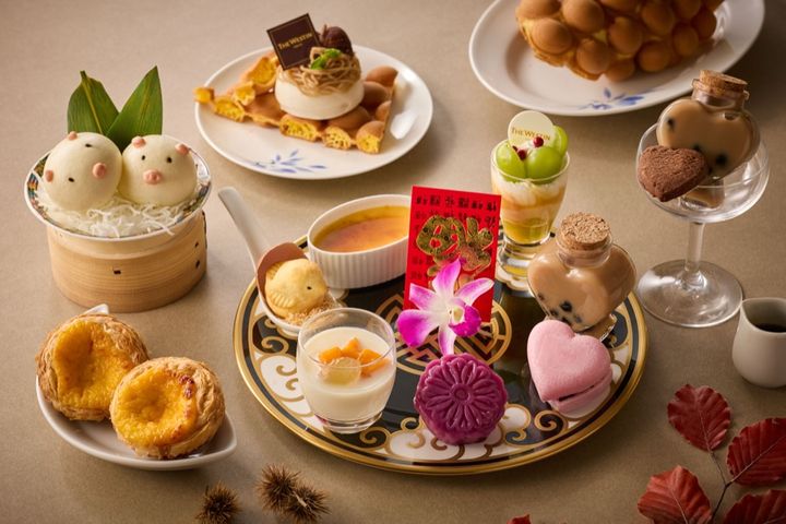 龍天門 アフタヌーンティー スイーツ