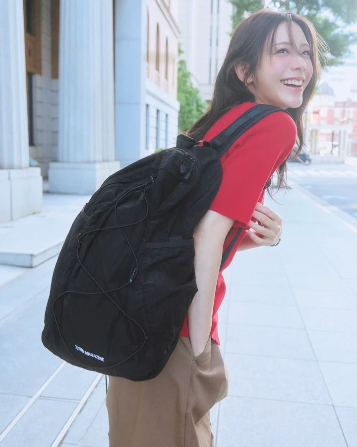 貴島明日香 リュックコーデ
