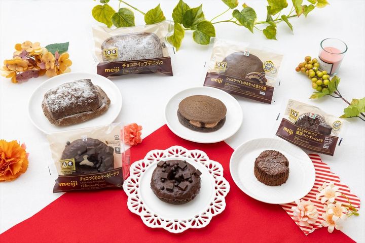 「明治ミルクチョコレート」とコラボしたスイーツ・パン