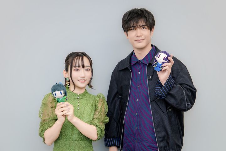 （左から）悠木碧、大塚剛央 クランクイン！ 写真：吉野庫之介 width=