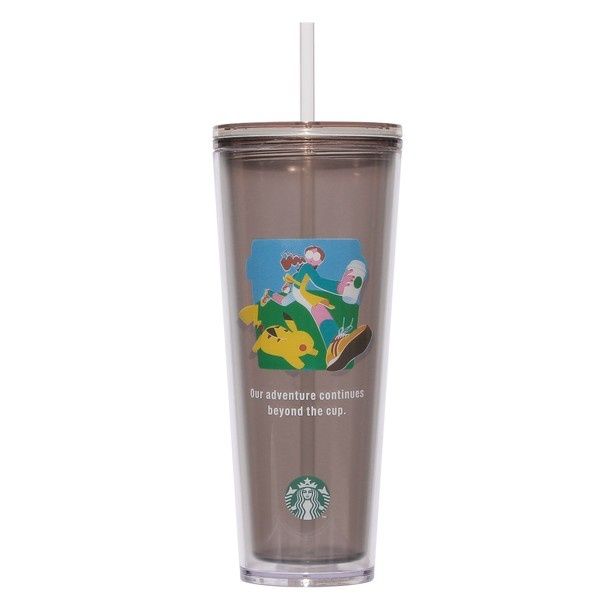 「Pokemon + STARBUCKS コールドカップタンブラー 710ミリリットル コーヒーアドベンチャー」 (C)Pokemon. (C)Nintendo／Creatures Inc.／GAME FREAK inc.