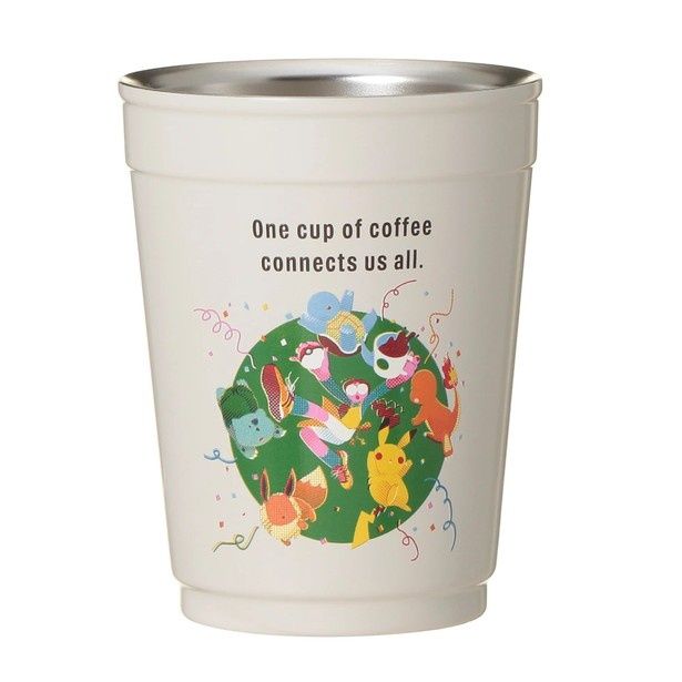 「Pokemon + STARBUCKS 2WAY SSカップ／ホルダー 355ミリリットル コーヒーコネクション」(4000円) (C)Pokemon. (C)Nintendo／Creatures Inc.／GAME FREAK inc.