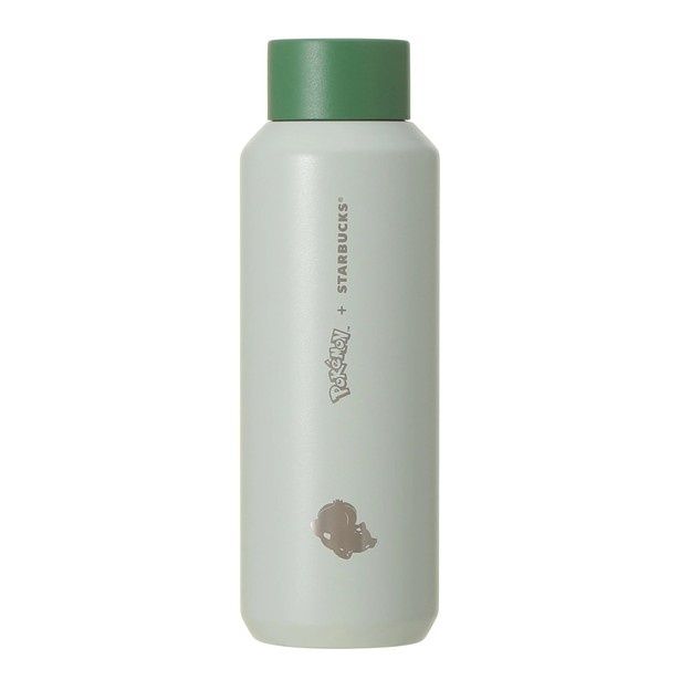 「Pokemon + STARBUCKS ステンレスボトル 473ミリリットル フシギダネ」(6600円) (C)Pokemon. (C)Nintendo／Creatures Inc.／GAME FREAK inc.