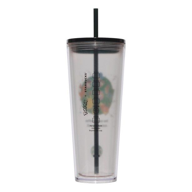 「Pokemon + STARBUCKS コールドカップタンブラー 710ミリリットル コーヒーコネクション」(4000円) (C)Pokemon. (C)Nintendo／Creatures Inc.／GAME FREAK inc.