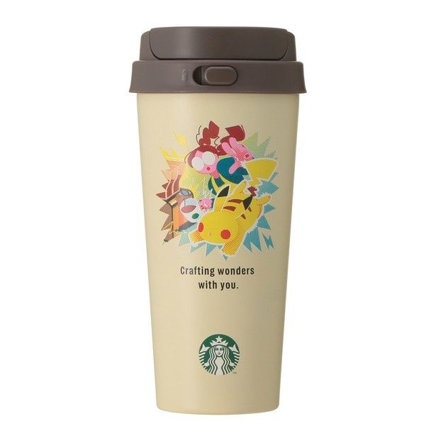 「Pokemon + STARBUCKS ステンレス TOGO ボトル 473ミリリットル ピカチュウ」(6600円) (C)Pokemon. (C)Nintendo／Creatures Inc.／GAME FREAK inc.