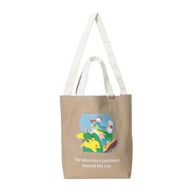 「Pokemon + STARBUCKS トートバッグ コーヒーアドベンチャー」 (C)Pokemon. (C)Nintendo／Creatures Inc.／GAME FREAK inc.