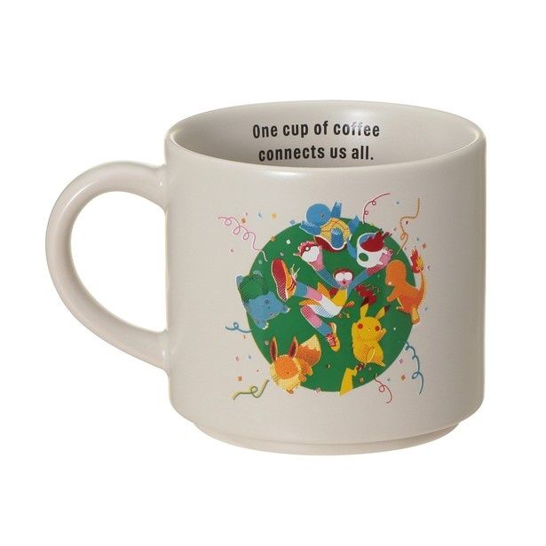 「Pokemon + STARBUCKS 2WAYスタッキングマグ 355ミリリットル コーヒーコネクション」(3800円) (C)Pokemon. (C)Nintendo／Creatures Inc.／GAME FREAK inc.