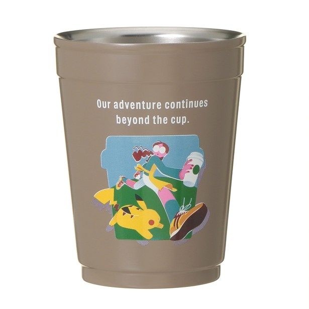 「Pokemon + STARBUCKS 2WAY SSカップ／ホルダー 355ミリリットル コーヒーアドベンチャー」(4000円) (C)Pokemon. (C)Nintendo／Creatures Inc.／GAME FREAK inc.