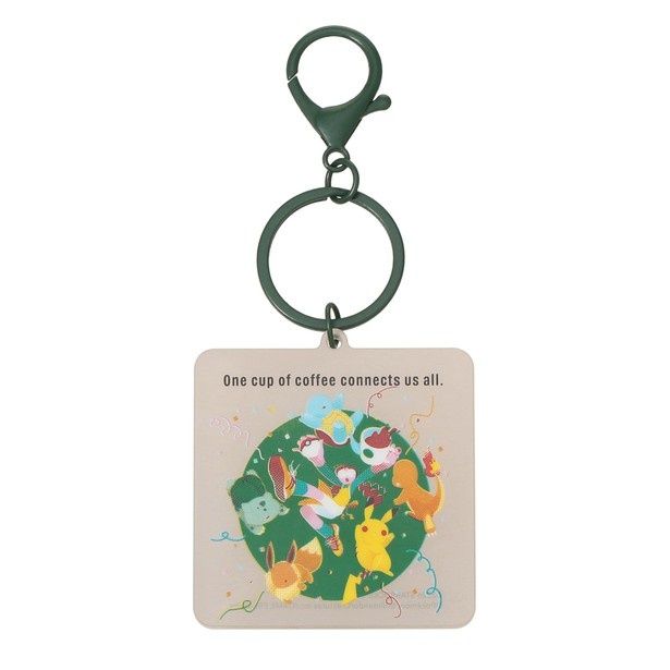 「Pokemon + STARBUCKS アクリルチャーム コーヒーコネクション」(1500円) (C)Pokemon. (C)Nintendo／Creatures Inc.／GAME FREAK inc.