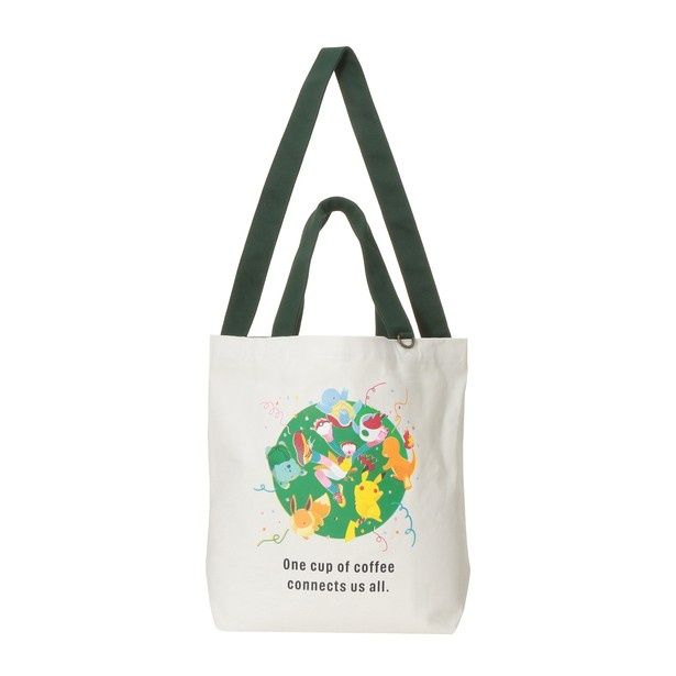 「Pokemon + STARBUCKS トートバッグ コーヒーコネクション」(5000円) (C)Pokemon. (C)Nintendo／Creatures Inc.／GAME FREAK inc.