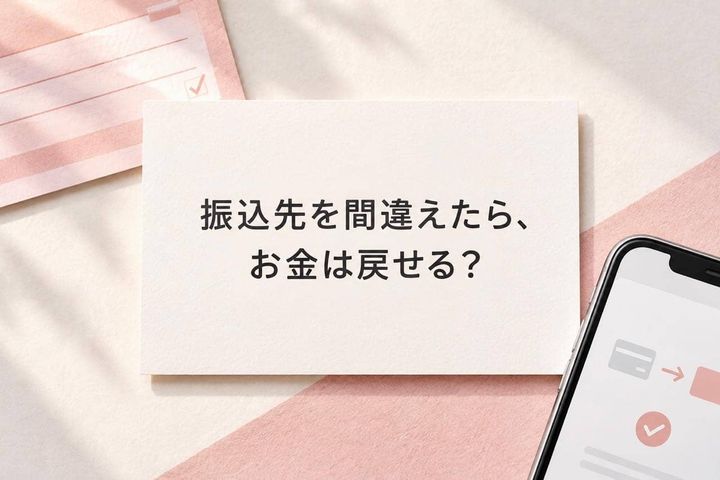 「振込先を間違えたら、お金は戻せる？」気づいた直後に確認したいこと