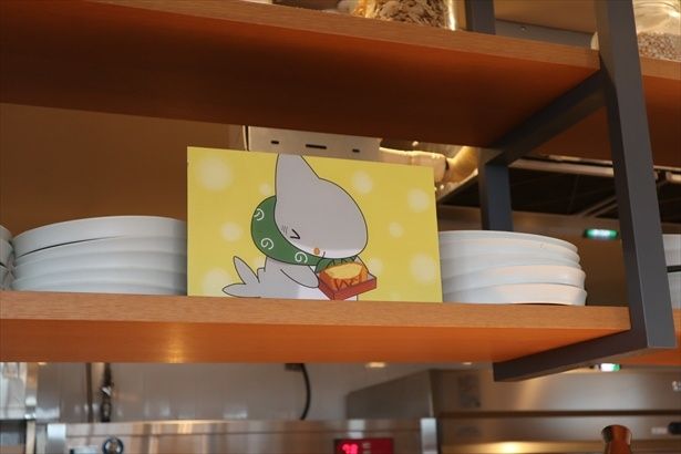 店内各所にたたずむ子ザメちゃんもお見逃しなく