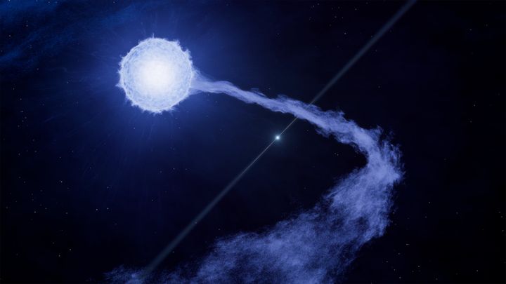 ゾンビ星が繰り返し光る原因は宇宙の「おなら」だったと判明