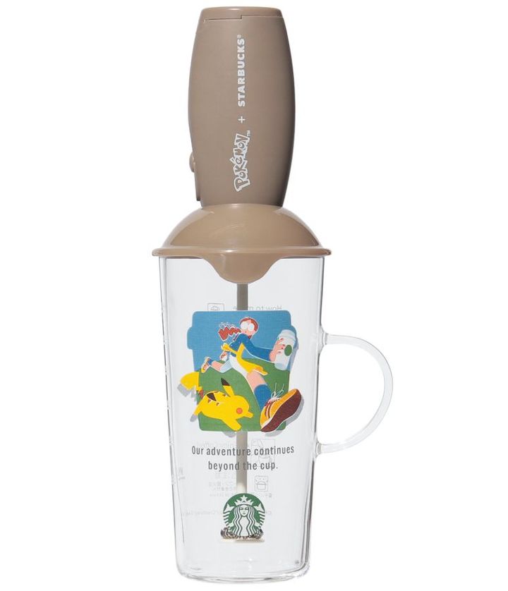 【オンラインストア限定】「Pokémon + STARBUCKS ミルクフォーマー&カップ コーヒーアドベンチャー」4400円